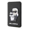 Karl Lagerfeld магнитный картхолдер Wallet MagSafe Cardslot Stand Saffiano NFT Karl & Choupette Black