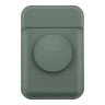 Uniq магнитный бумажник с функцией стенда FLIXA Magnetic card holder Pop-out Grip-stand Lichen Green