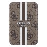 Guess картхолдер для iPhone Wallet Cardslot MagSafe PU 4G Stripes Brown