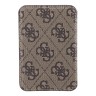 Guess картхолдер для iPhone Wallet Cardslot MagSafe PU 4G Stripes Brown