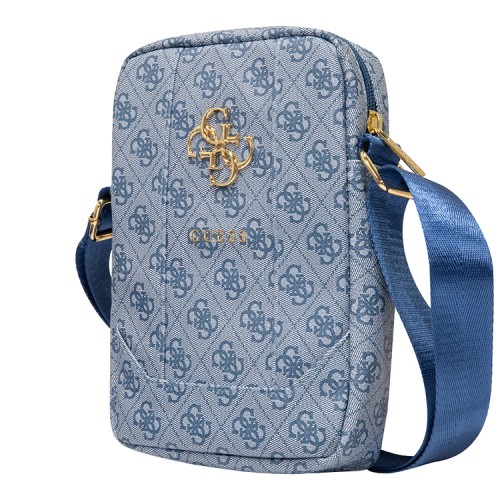 Guess для планшетов 8" сумка 4G Bag with Big metal logo Blue