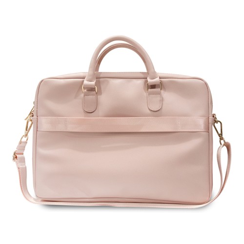 Guess для ноутбуков 15"/16" сумка PU Grained leather Bag 4G metal logo with Zipper Pink