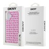 DKNY для iPhone 16 чехол PC/TPU Double layer Repeat Electroplated Pink