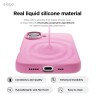 Elago для iPhone 16 чехол Soft silicone (Liquid) Hot Pink