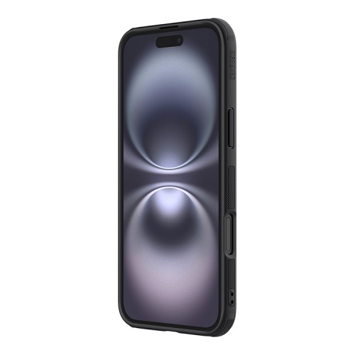 Nillkin для iPhone 16 чехол Frosted Shield Pro Black
