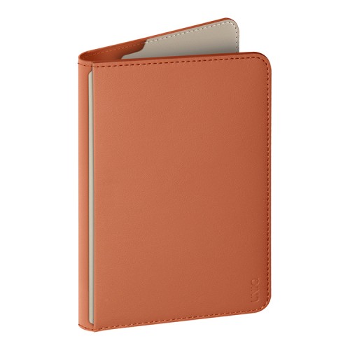 Uniq обложка на паспорт Belmont RFID-blocking passport holder Terracotta/Flint Grey