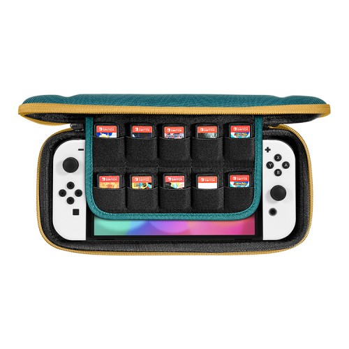 Tomtoc Gaming для Nintendo Switch & OLED чехол FancyCase-G05 NS Slim Case Turquoise