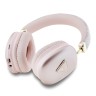 Guess наушники беспроводные накладные Bluetooth HP Oval 4G with Triangle Metal Logo Pink