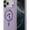 Karl Lagerfeld для iPhone 17 Pro Max чехол Liquid Silicone NFT Karl & Choupette Hard Purple (MagSafe)