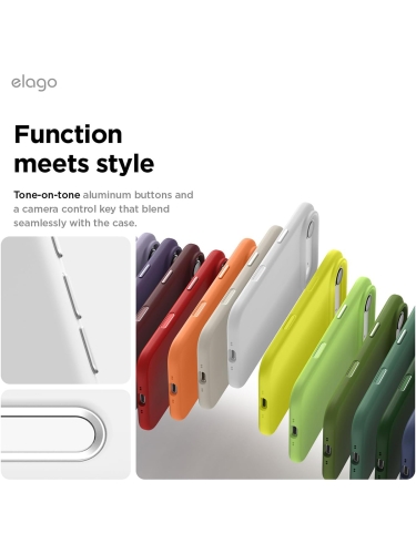 Elago для iPhone Air чехол Magnetic Silicone White (MagSafe)