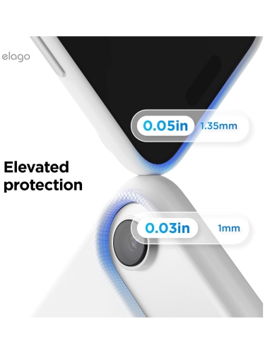 Elago для iPhone Air чехол Magnetic Silicone White (MagSafe)