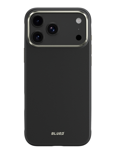 BlueO чехол для iPhone 17 Pro Max, Armor Aramid fiber (Kevlar) 600D Black (MagSafe)