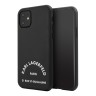 Чехол Karl Lagerfeld PU Leather Rue Saint Guillaume Hard для iPhone 11, черный