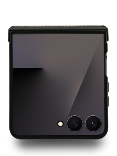 Guess для Galaxy Z Flip7 чехол PU 4G Classic metal logo Hard Brown (MagSafe)