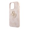 Чехол Guess 4G Big metal logo Hard для iPhone 13 Pro, розовый