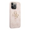 Чехол Guess 4G Big metal logo Hard для iPhone 13 Pro, розовый