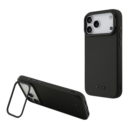 TUMI для iPhone 17 Pro Max чехол Kevlar Ultra Slim with Camera Stand Hard Black (MagSafe)