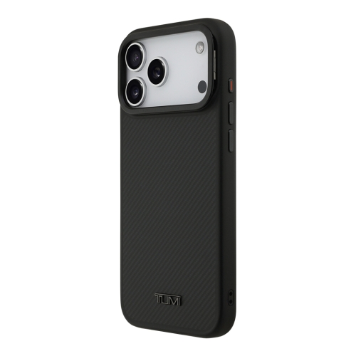 TUMI для iPhone 17 Pro Max чехол Kevlar Ultra Slim with Camera Stand Hard Black (MagSafe)