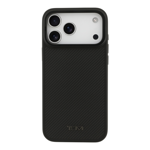 TUMI для iPhone 17 Pro Max чехол Kevlar Ultra Slim with Camera Stand Hard Black (MagSafe)