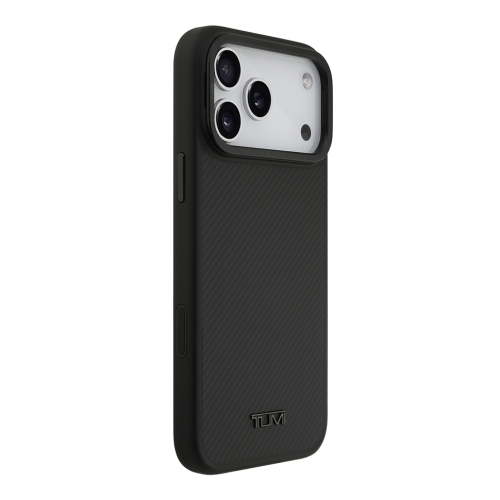 TUMI для iPhone 17 Pro Max чехол Kevlar Ultra Slim with Camera Stand Hard Black (MagSafe)
