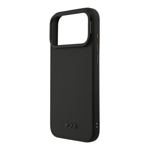 TUMI для iPhone 17 Pro Max чехол Kevlar Ultra Slim with Camera Stand Hard Black (MagSafe)