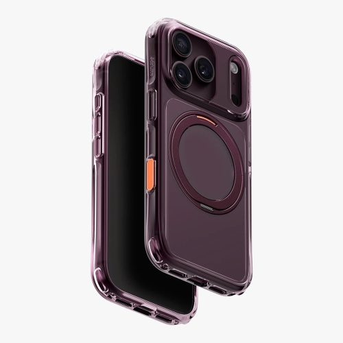 Uniq для iPhone 18 Pro Max/17 Pro Max чехол Swivix with 360-Rotating stand Deep Burgundy (Magsafe)
