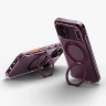 Uniq для iPhone 18 Pro Max/17 Pro Max чехол Swivix with 360-Rotating stand Deep Burgundy (Magsafe)