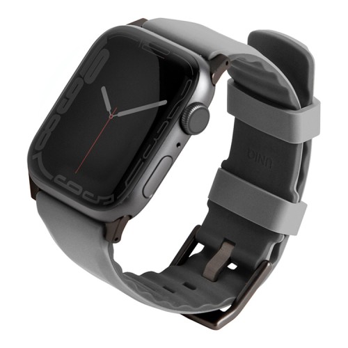 Ремешок Uniq Linus Airosoft silicone для Apple Watch 49-46-45-44 мм, серый