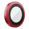 BLUEO Camera lens Armor metal для камеры iPhone 14 | 14 Plus, Red (2 шт +installer)