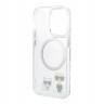 Чехол Lagerfeld Karl&Choupette Hard для iPhone 13 Pro, прозрачный (MagSafe)