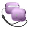 Чехол Elago Clear case with Round strap для AirPods Pro 2, Deep Purple