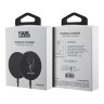 Беспроводная зарядка Lagerfeld MagSafe NFT Oultline 15 Вт, черная