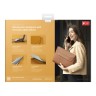 Uniq для ноутбуков 14" чехол Oslo V.2 PU leather Magnetic Laptop sleeve/foldable stand Mustard