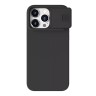 Nillkin для iPhone 15 Pro Max чехол CamShield Silky Silicone Classic Black
