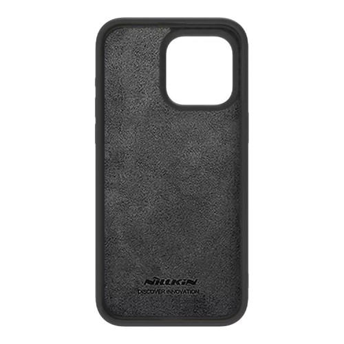 Nillkin для iPhone 15 Pro Max чехол CamShield Silky Silicone Classic Black