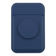 Uniq магнитный бумажник с функцией стенда FLIXA Magnetic card holder Pop-out Grip-stand Navy Blue