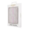 Guess картхолдер для iPhone Wallet Cardslot MagSafe PU 4G Stripes Pink