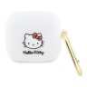 Hello Kitty для Airpods 3 чехол Liquid silicone 3D Rubber Kitty Head White