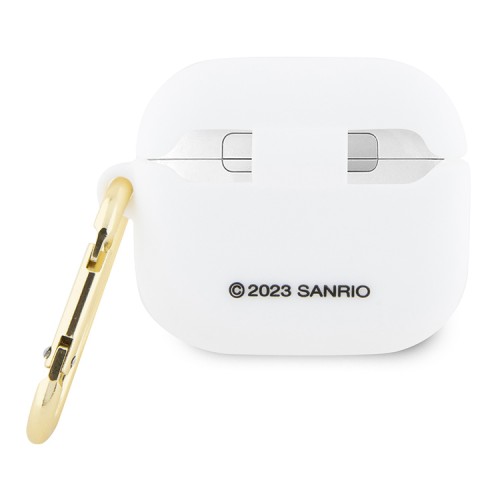 Hello Kitty для Airpods 3 чехол Liquid silicone 3D Rubber Kitty Head White