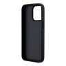 U.S. Polo для iPhone 15 Pro чехол PU Double horse logo and Stripes Hard Black