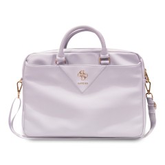 Guess для ноутбуков 15&quot;/16&quot; сумка PU Grained leather Bag 4G metal logo with Zipper Purple