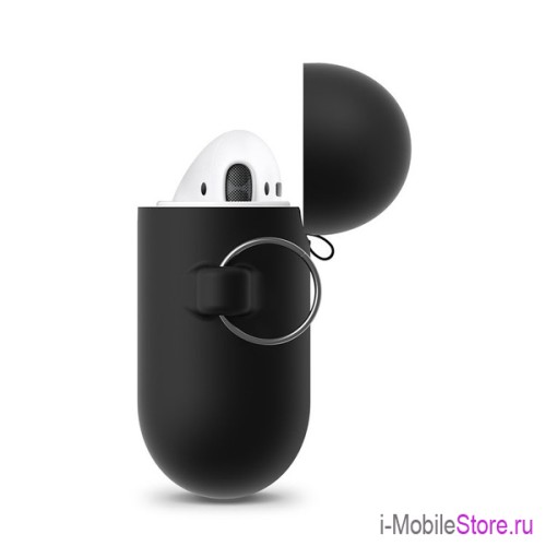 Чехол Elago Hang case для AirPods 1/2, черный