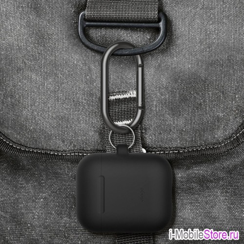 Чехол Elago Hang case для AirPods 1/2, черный