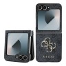 Guess для Galaxy Z Flip 6 чехол PU-кожа 4G Big metal logo Black