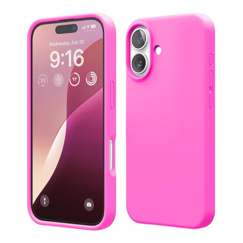 Elago для iPhone 16 чехол Soft silicone (Liquid) Ice Red