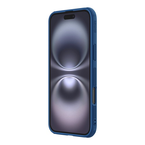 Nillkin для iPhone 16 чехол Frosted Shield Pro Blue