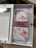 (Уценка) Чехол Guess Marble with Gold stripe Hard для Galaxy S22, розовый