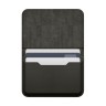 Elago магнитный бумажник MagSafe Card Pocket PU Leather Black