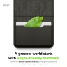 Elago магнитный бумажник MagSafe Card Pocket PU Leather Black
