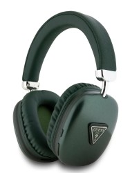 Guess наушники беспроводные накладные Bluetooth HP Oval Saffiano with Triangle Metal Logo Khaki